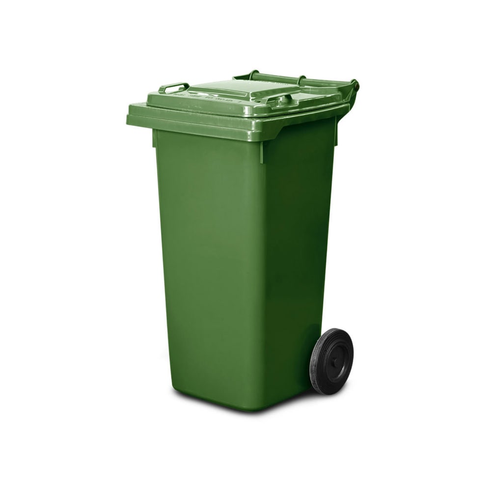 120 LT Plastik Çöp Konteyneri Yeşil