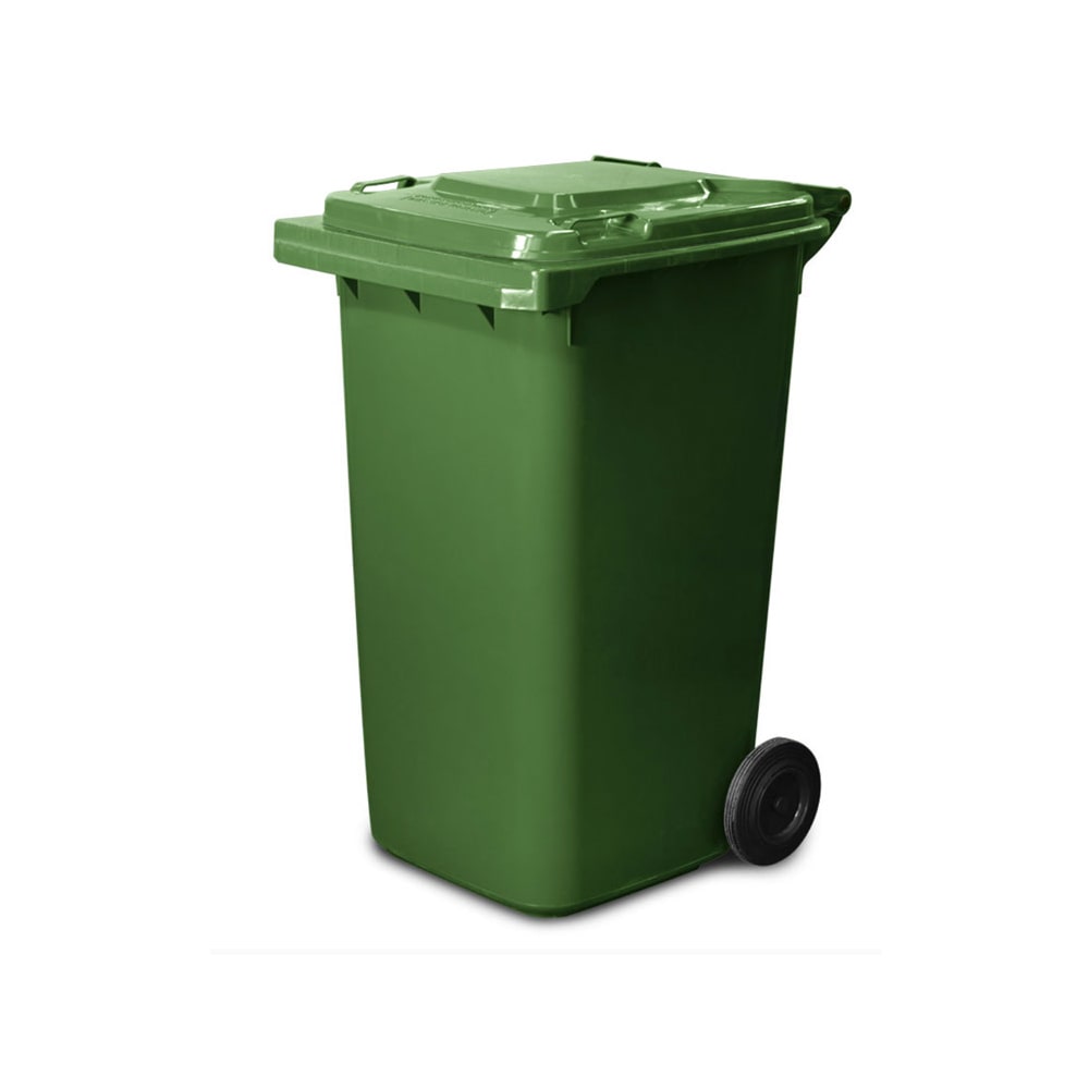 240 LT Plastik Çöp Konteyneri Yeşil