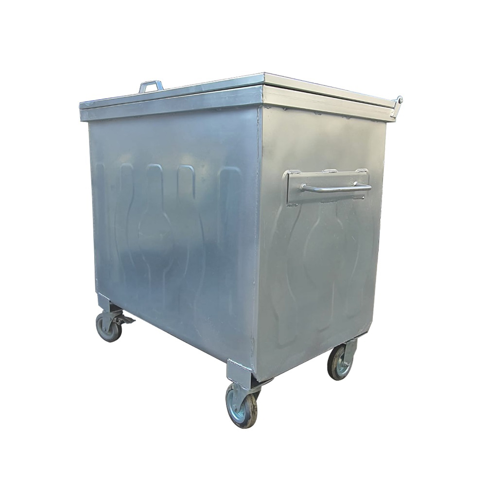 800 Litre Metal Çöp Konteyneri